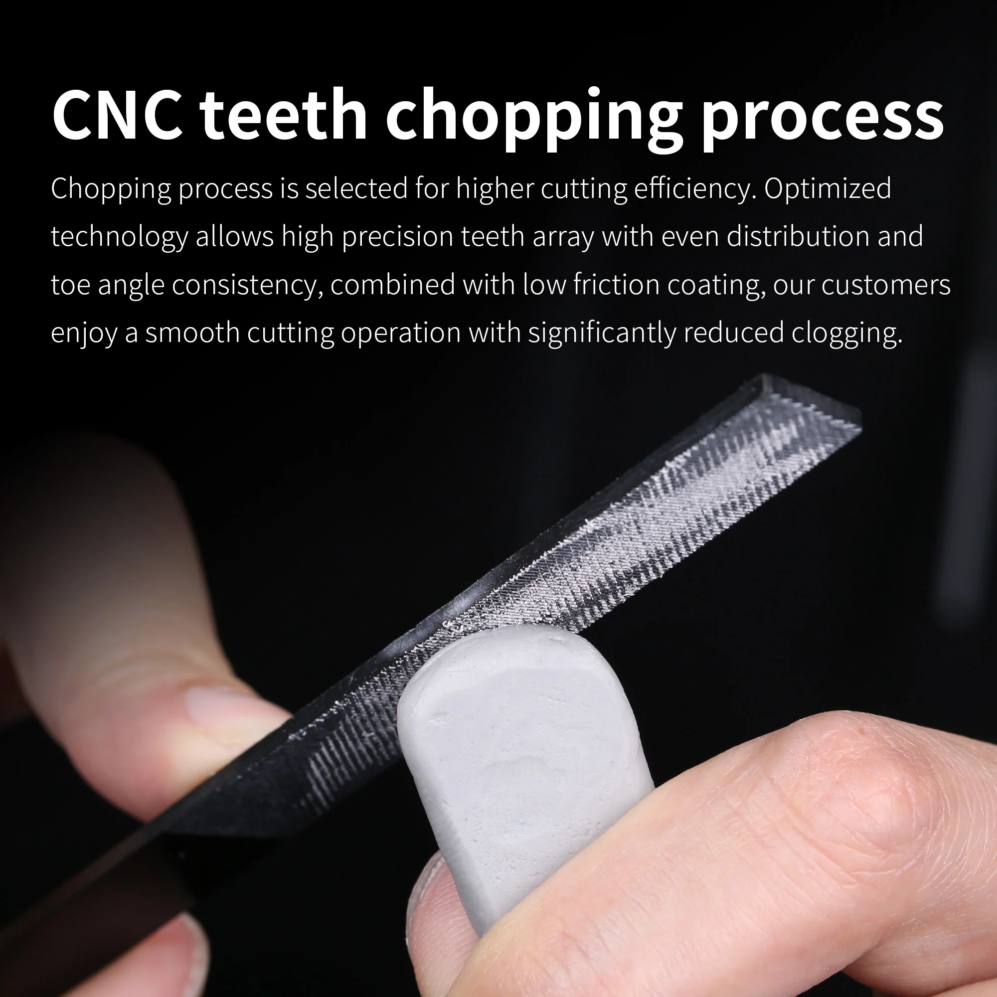 DSPIAE AT-FX DLC Coated Stainless Steel Hand File Grit#400/600/800/1200 - Image 5