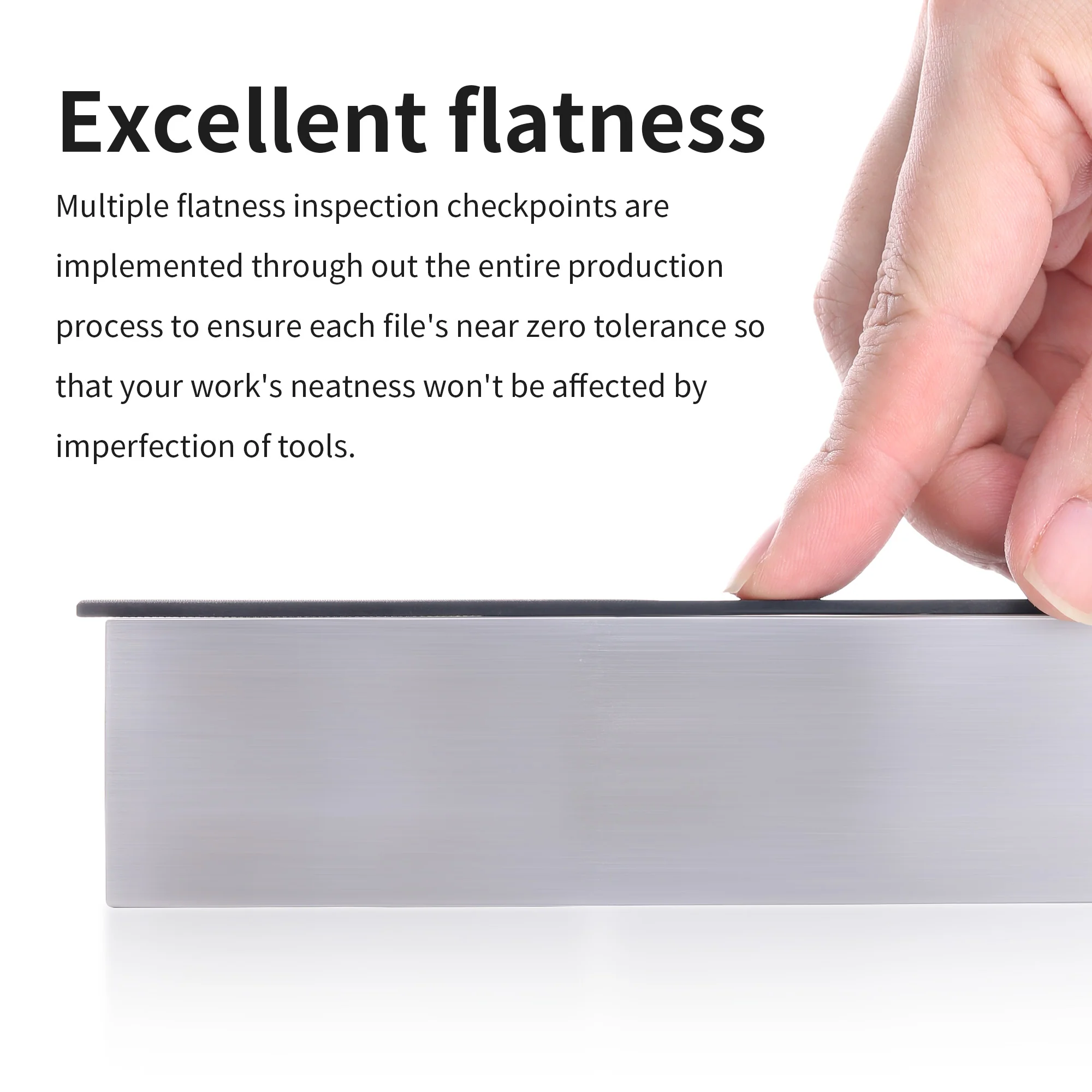 DSPIAE AT-FX DLC Coated Stainless Steel Hand File Grit#400/600/800/1200 - Image 6