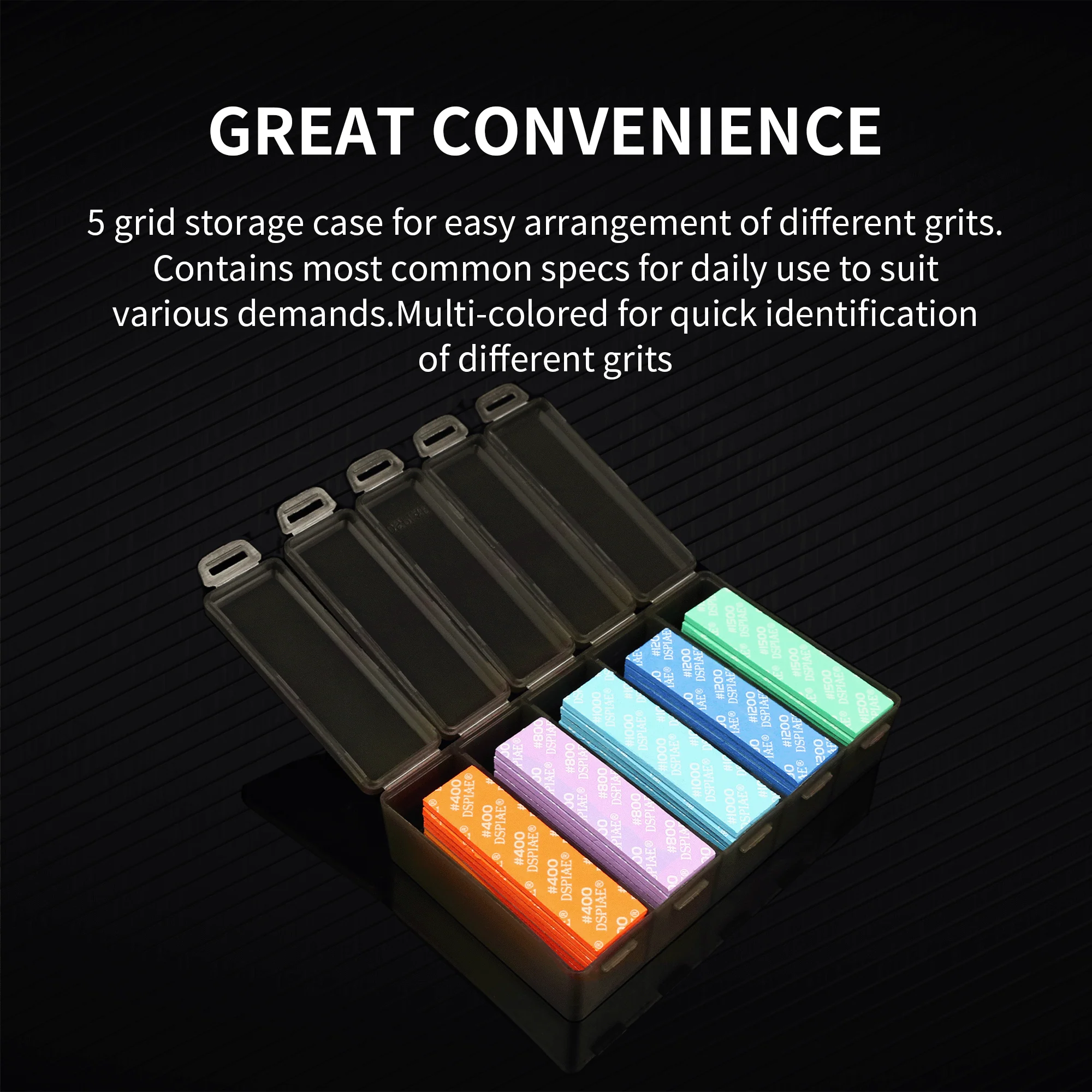 DSPIAE DS3 Reusable Abrasive Sponge Sandpaper 400-1200 Grit - Image 4