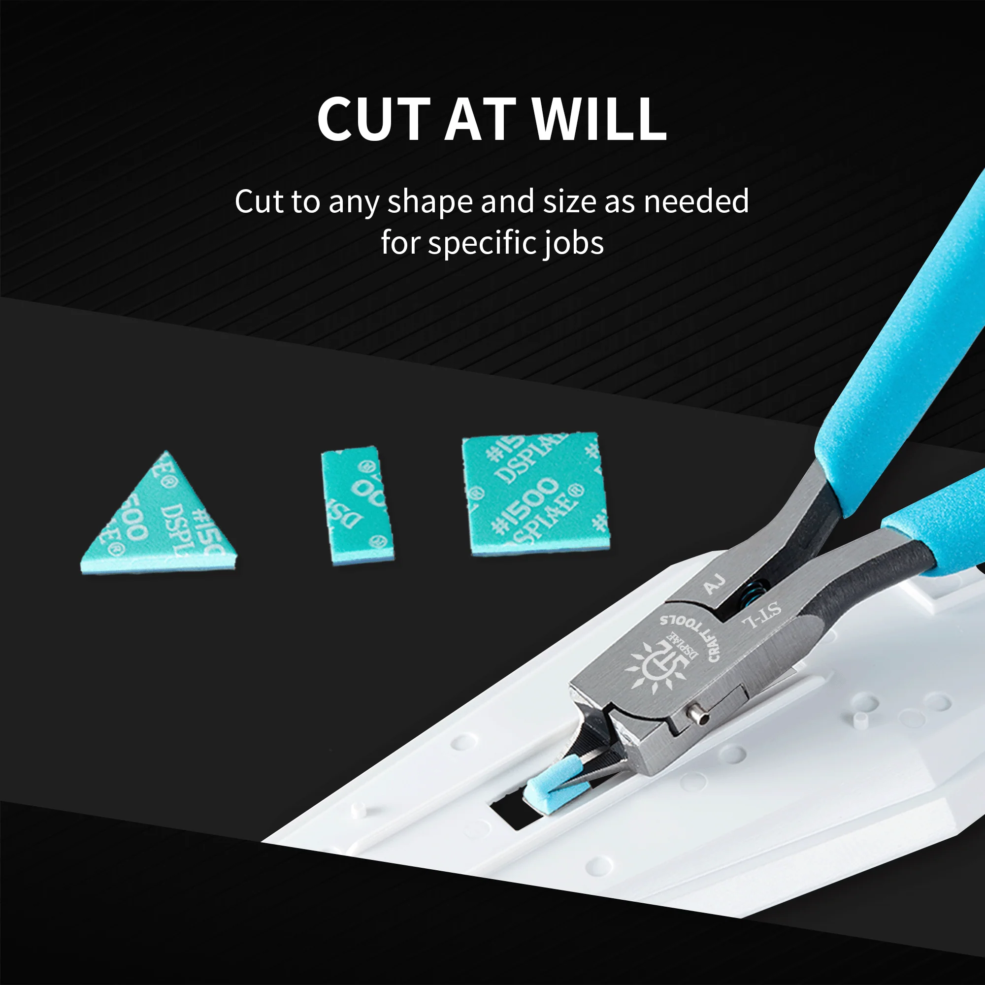 DSPIAE DS3 Reusable Abrasive Sponge Sandpaper 400-1200 Grit - Image 5