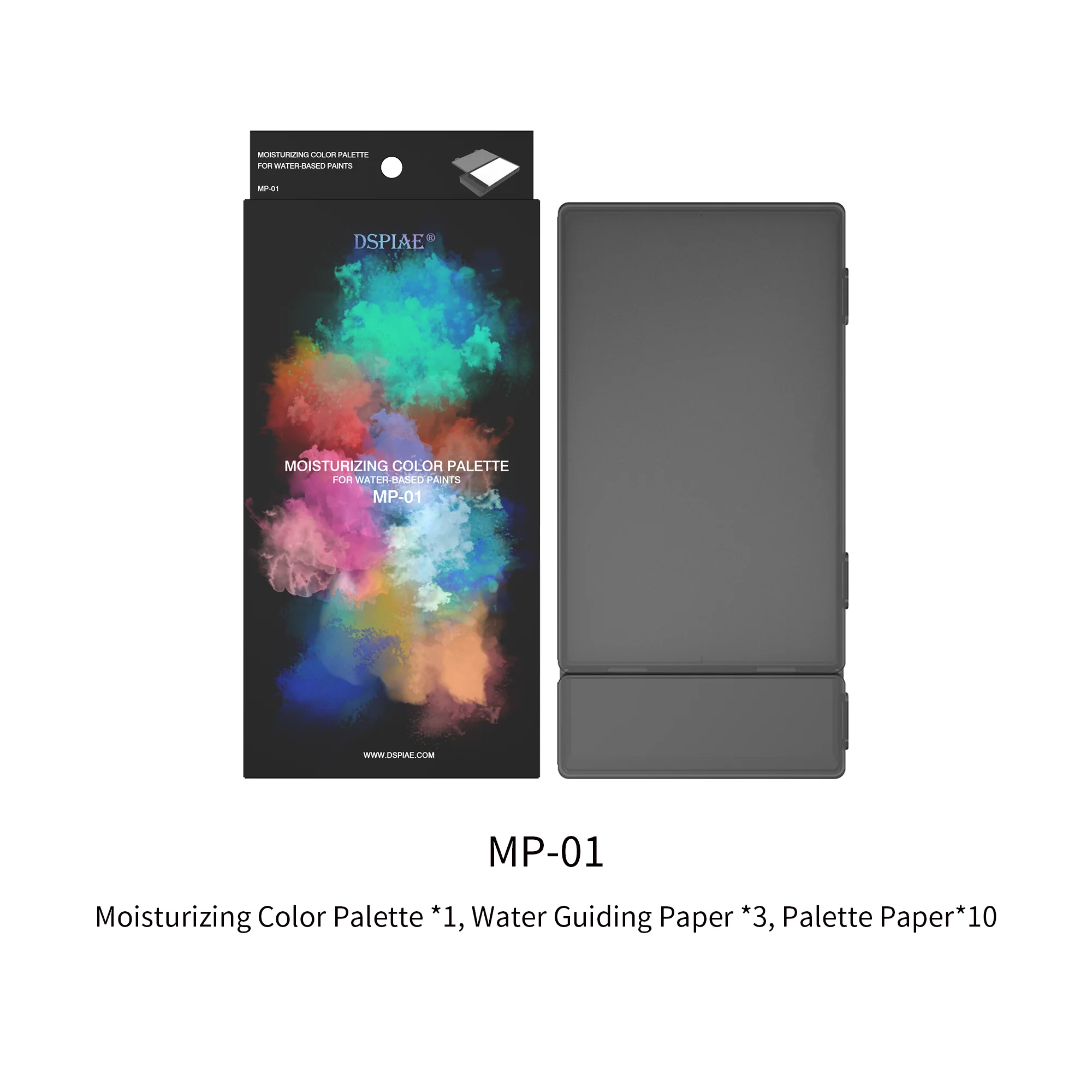 DSPIAE MP Series Moisturizing Color Palette for Water-Based Paints Moisture-Retaining Palette for Acrylic Paints - Image 8