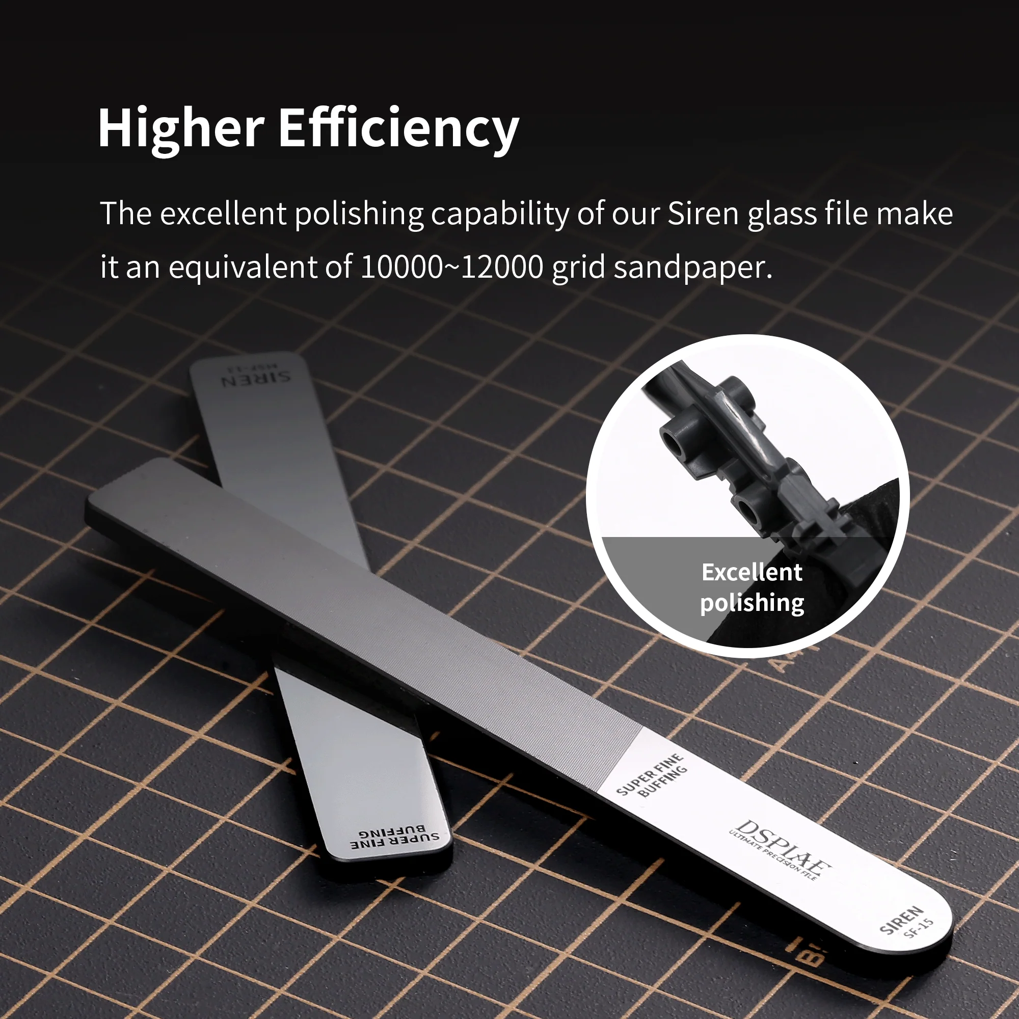 DSPIAE MSF/SF Siren Ultimate Precision Polishing File For Models 10000-12000 Grit - Image 4