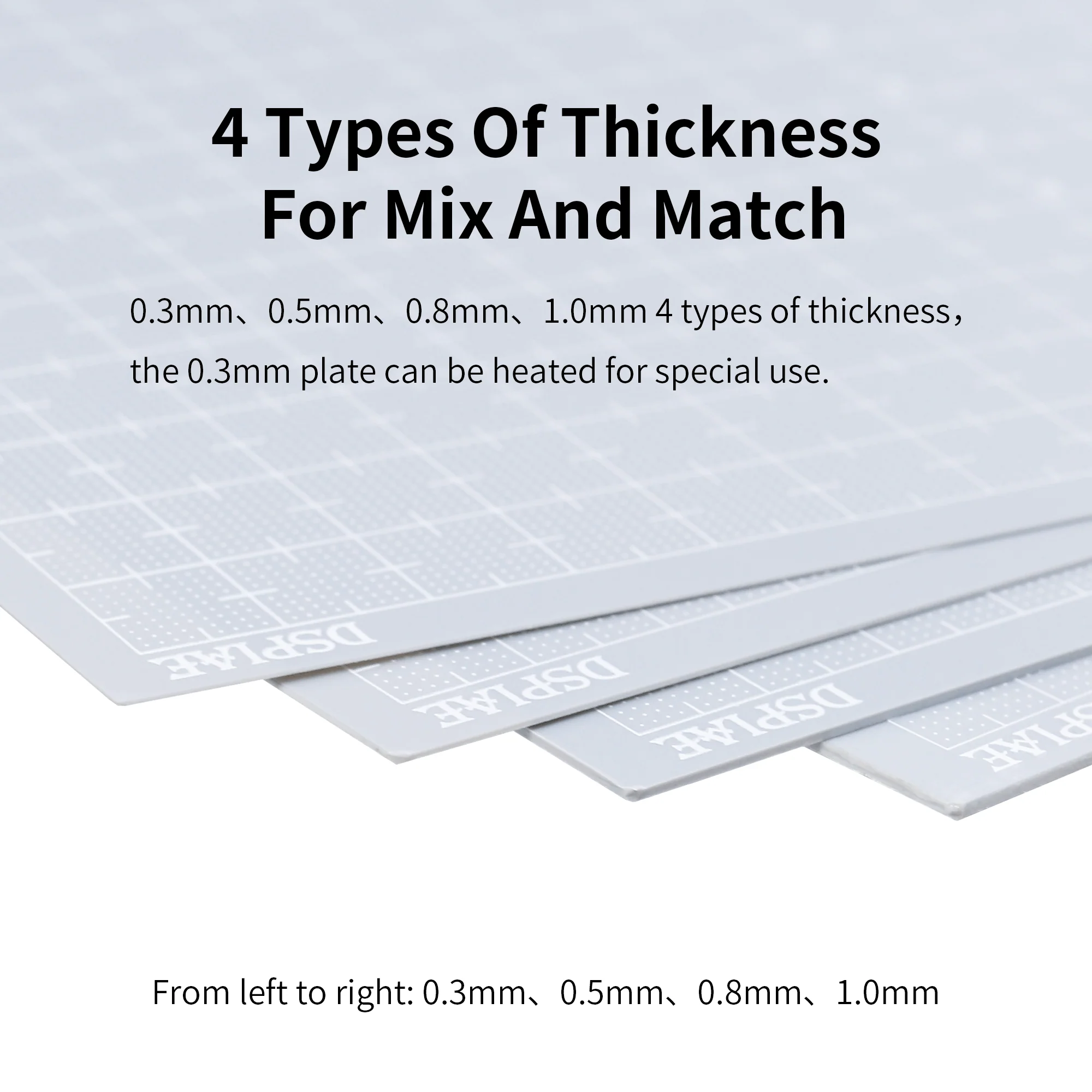 DSPIAE PC-GY Plastic Plate for Model Customization DIY Parts - Image 6