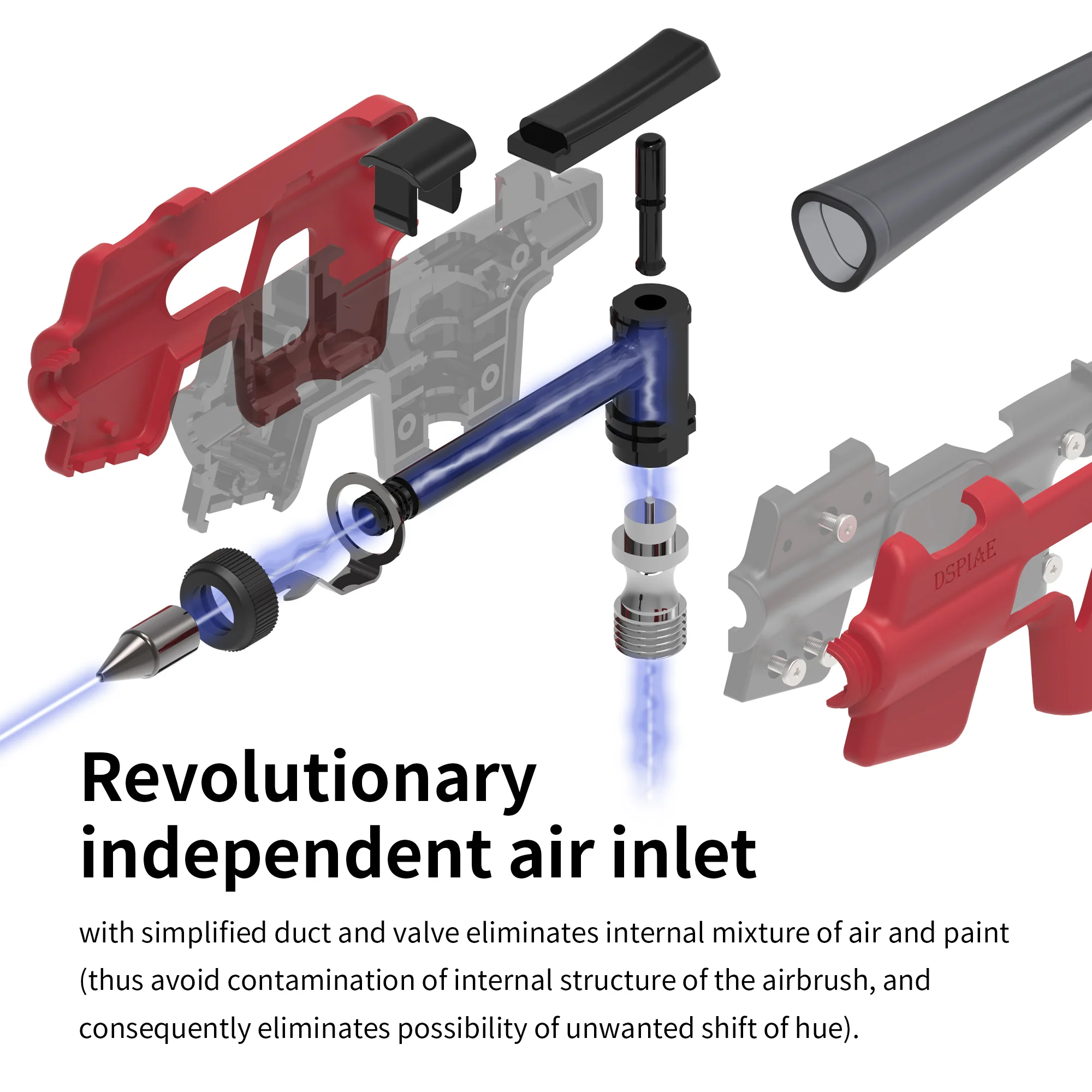 DSPIAE PT-AB Wash-Free Airbrush - Image 6