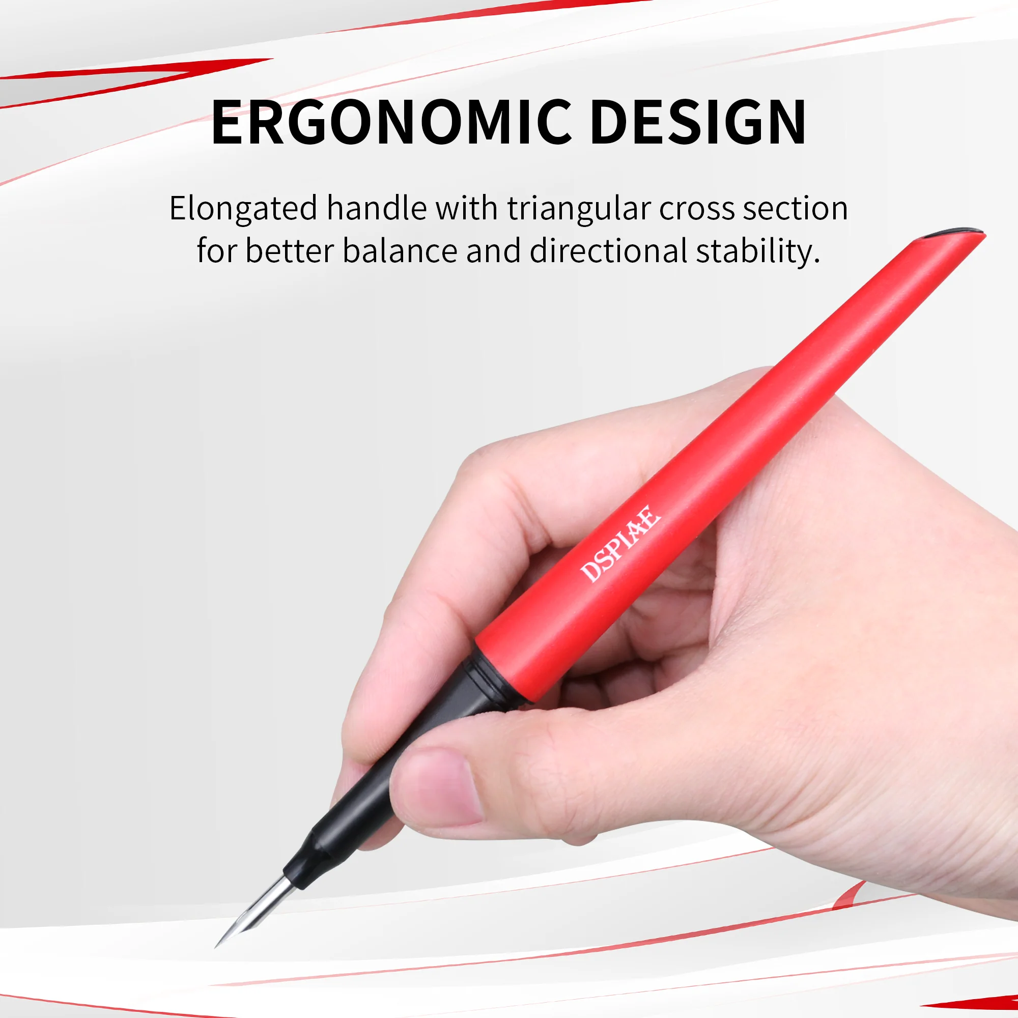 DSPIAE PT-PL&TB&FB "Phoenix Plume" Series Broad Painting Brush/Detailing Brush/Panel Line Marker - Image 3