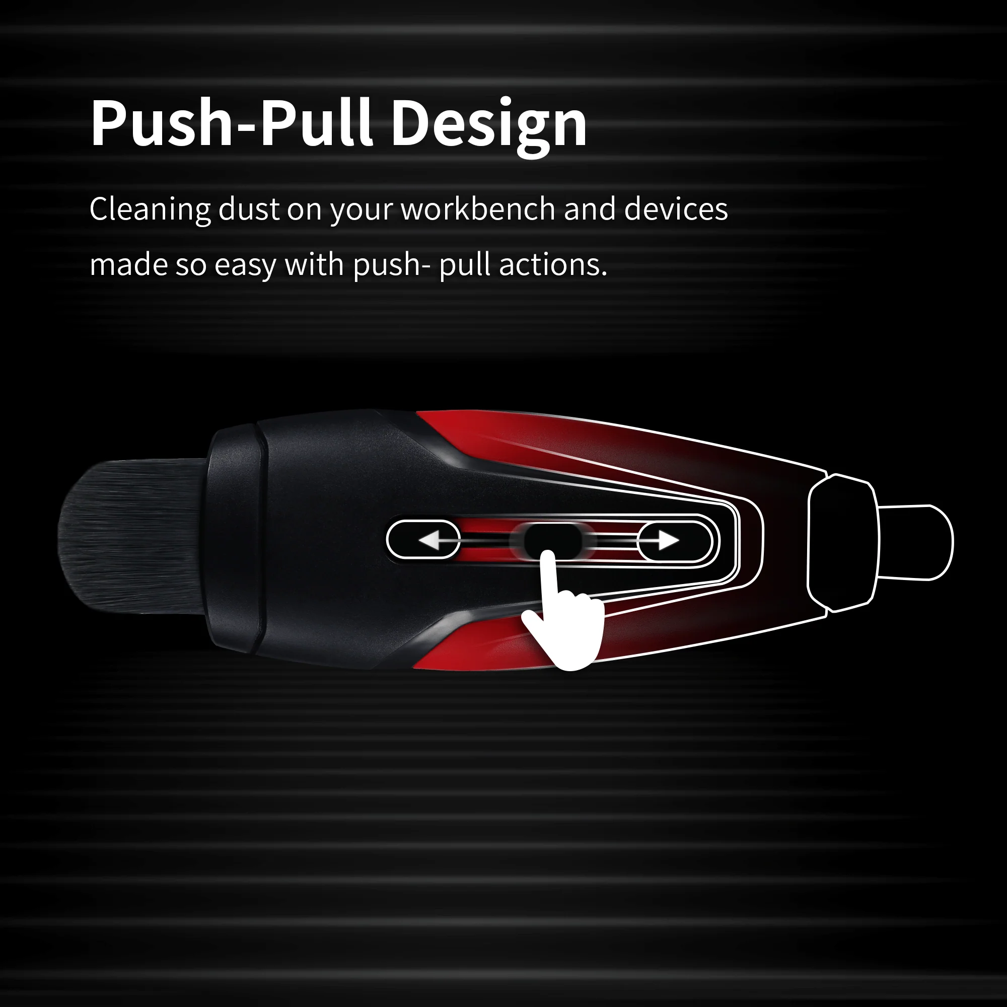 DSPIAE PT-RDB Retractable Dust Brush - Image 3