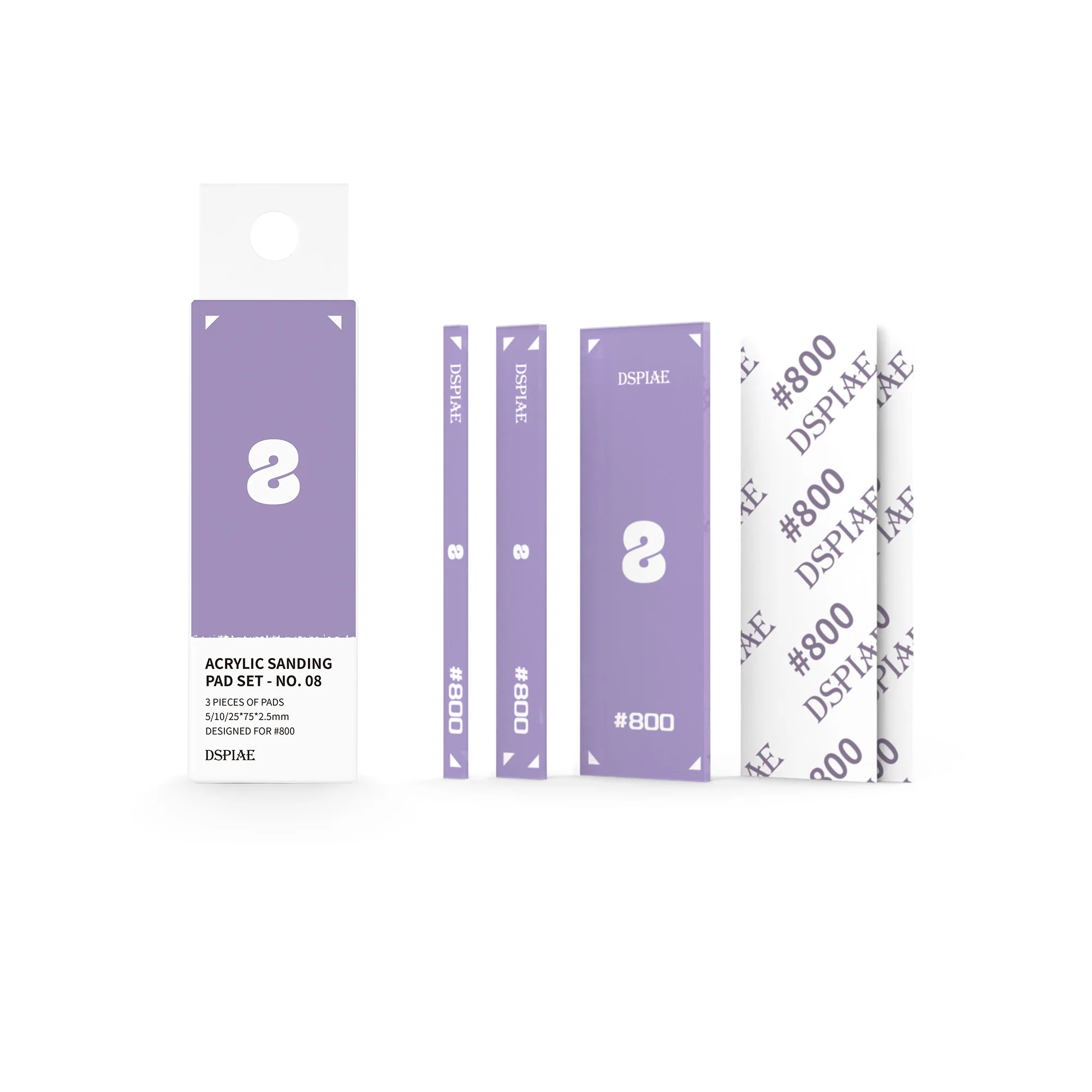 DSPIAE PT-SP Acrylic Sanding Pad Set - Image 10