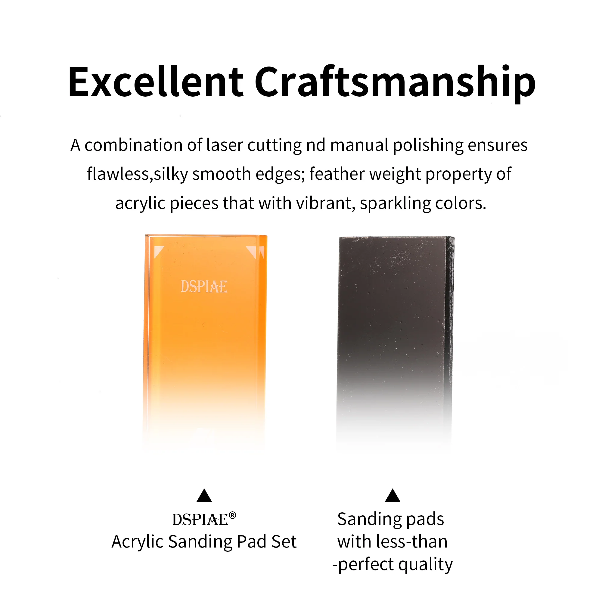 DSPIAE PT-SP Acrylic Sanding Pad Set - Image 3