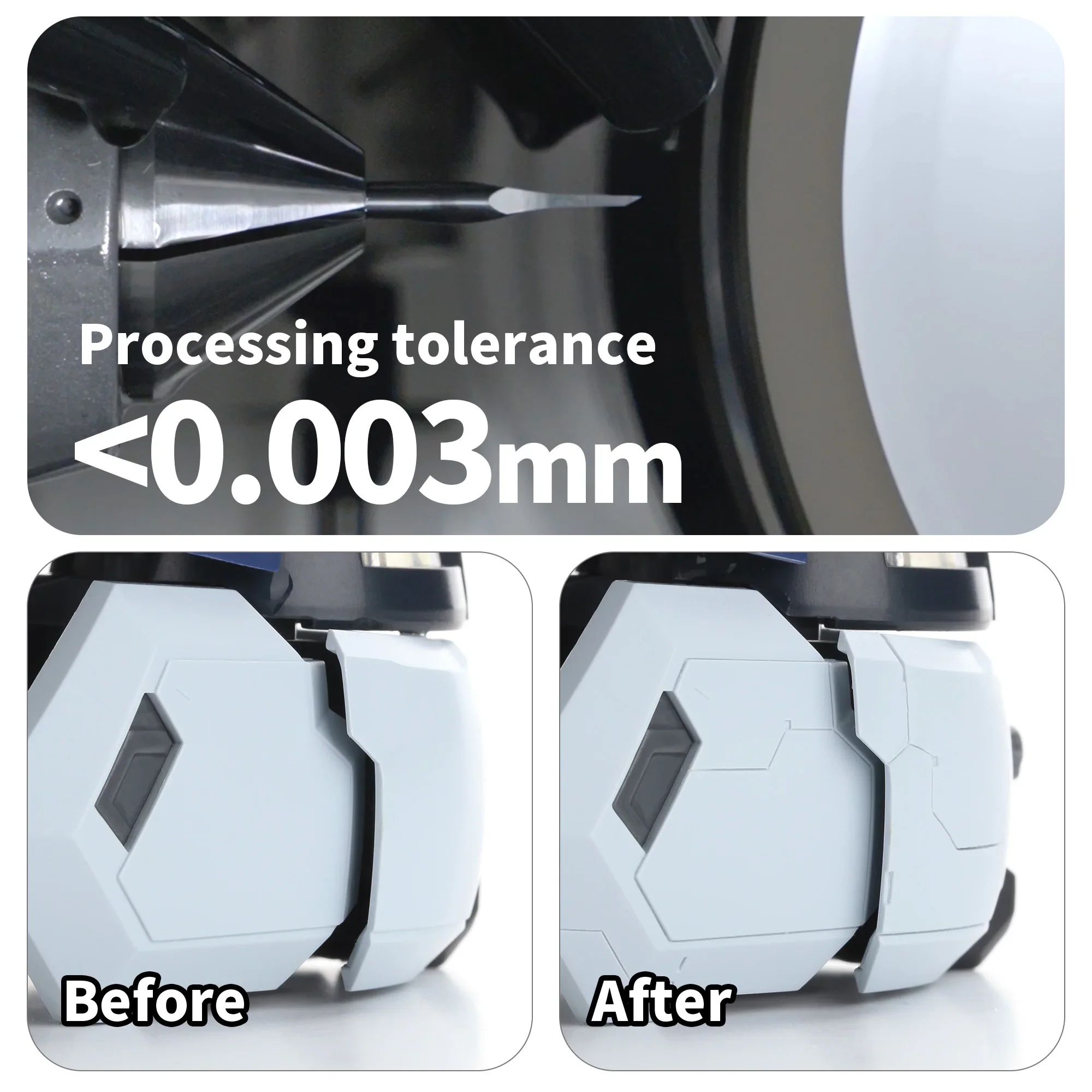 DSPIAE ZPB Straight Edge Broach Push Knife & GS Step Scraper Model Tool GK Modification Engraving Knife - Image 3